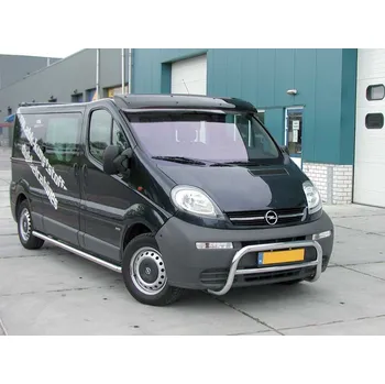 Plexi ofuk oken Sluneční clona Nissan Primastar/Opel Vivaro/Renault Trafic art. 3034AB/komplet (kompletní clona - akrylová část s montážní sestavou)