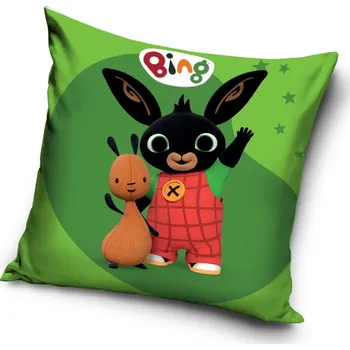 Povlak na dekorativní polštářek Carbotex Zajíček Bing povlak na polštářek 40 x 40 cm