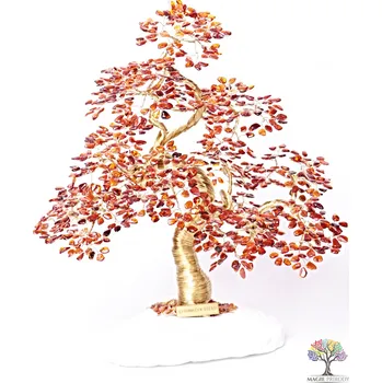 Drahý kámen Magieprirody.cz Jantar stromeček štěstí - bonsai - 42 cm - D15 + dárkové balení #139