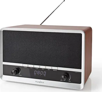 Radiopřijímač Nedis RDFM5200BN hnědé/černé
