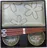 Made In Japan Sushi Set s hůlkami 4 ks, Green with Stylized Flowers