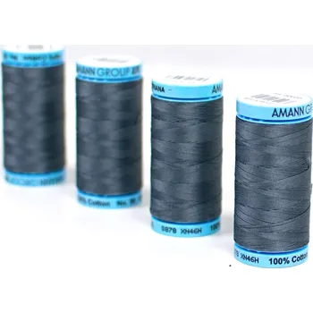 Nit Snový svět Bavlněná nit šedomodrá (0878) 400 metrů