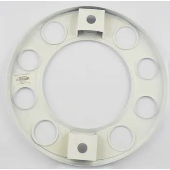 Poklice na kolo Kryt kola 10 otvorů bílá ocel s upevněním na dva šrouby BB-105210