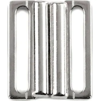 Plavkové zapínání šíře 20 mm kovové, barva 1 nikl