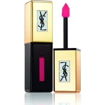 Rtěnka Yves Saint Laurent Vernis A Lévres Pop Water rtěnka - 204 Onde Rose