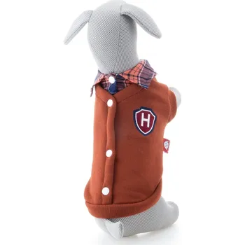 Obleček pro psa Orin mikina pro psa Barva: Hnědá, Délka zad (cm): 40, Obvod hrudníku: 52 - 58 cm