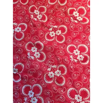 metráž látky, Barva Červená, Materiál 100% bavlna