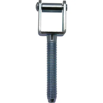 Okenní klika TKZ skoba okenní k zašroubování M8x50 Povrch: Zinek modrý