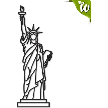 Dřevěná dekorace SOCHA SVOBODY