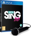 Let's Sing 2021 + 1 mikrofon PS4