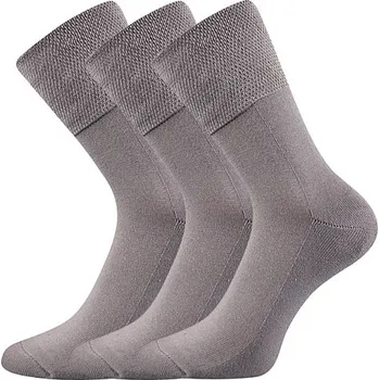 Pánská móda Zdravotní ponožky 3 kusy v balení VoXX Finego Světle Šedá Velikost: 35-38