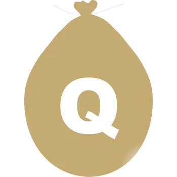 Balónek Balónek písmeno Q zlaté balonky.cz ZQ