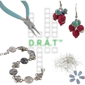 Materiál na výrobu šperku Kompletní balíček materiálu ke kurzu Objev radost z tvorby jedinečných šperků