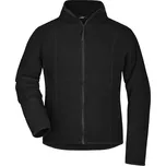 JAMES & NICHOLSON Mikina MONA MICROFLEECE LADY, různé barvy Velikost M black