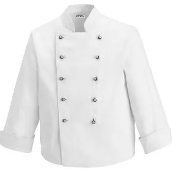 Gastro oděv Kuchařský rondon DĚTSKÝ EGOchef - bílý s knoflíky M E-1800001AM