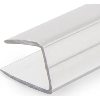Stavební profil Ukončovací profil (PC-U) čirý tl. 4,0 mm, dl. 6,0m