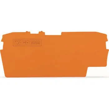 modulární přístroj a rozvaděč WAGO Bočnice 2002-1692 koncová a separátor 1 mm oranžová 2002-1692
