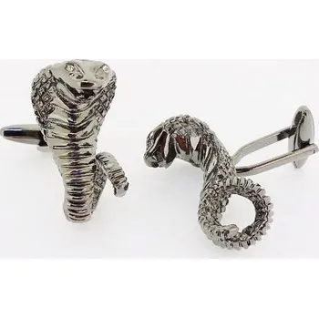 Manžetový knoflíček Manžetové knoflíčky had kobra Uhlová