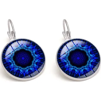 Náušnice Náušnice s francouzské háčky---Čas 8 (stříbrná barva)