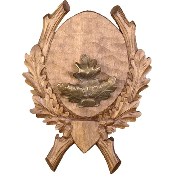 Obraz Dřevo Novák podložka pod trofej řezbovaná, Černá zvěř č. 220, litinové krytí Barva: hnědá,