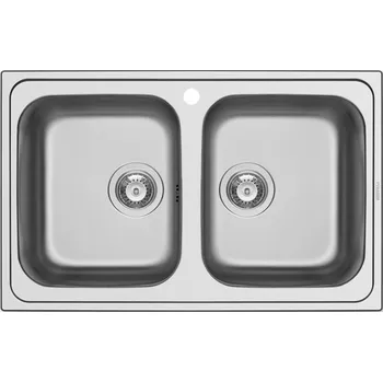 Nerezový dřez Nerezový dřez Pyramis ATHENA EXTRA (79x50) 2B nerez