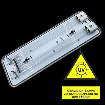 Zářivkové svítidlo VICTORIA IP20 GERMICID UVC 254 nm 2x24W (kompletní zářič UVC)