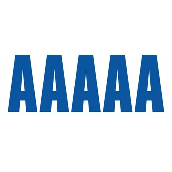 Samolepící etiketa Samolepicí A modrá samolepící vinylová fólie velikost znaku 300 mm