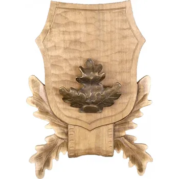 Obraz Dřevo Novák podložka pod trofej řezbovaná, Černá zvěř č. 105, litinové krytí Barva: přírodní,