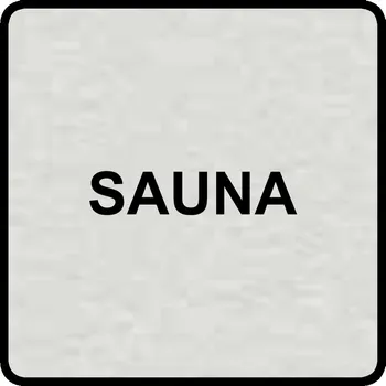 Samolepící etiketa Sauna 1