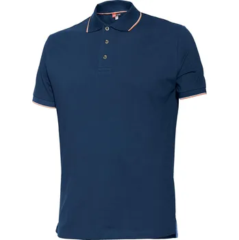 Pánská košile ISSA Polokošile Industrial starter STRETCH PORTOFINO 08189 - S / modro/černá