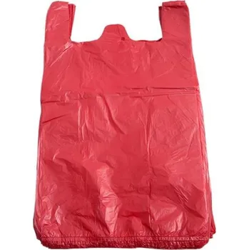 Tašky HDPE 4kg, 200ks/blok, červené