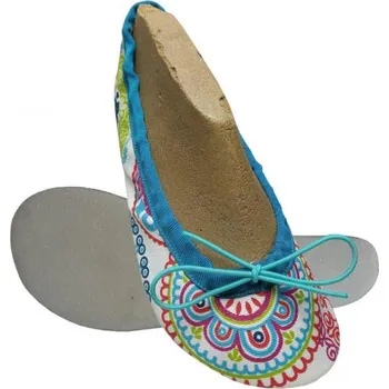 Vložka do bot Taneční barefoot textilní mandala / velikost 27