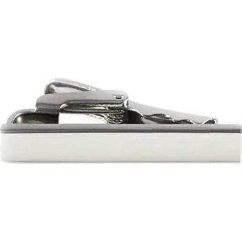 Spona na kravatu Spona na kravatu klasická úzká malá Stříbrná