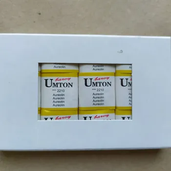 Výtvarná barva Umton Umton, mistrovské akvarelové barvy, 1/2 pánvička, 2,6 ml, 1 ks Barva Umton: 2210 Aureolin