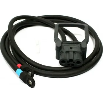 Elektrický konektor Set konektor Rema Euro DIN 320A, bateriový, kabel Cu 50mm2, kabelové oko 50/M10/Pólový šroub M10x22 mm (Set Rema 320A baterie + kabel)