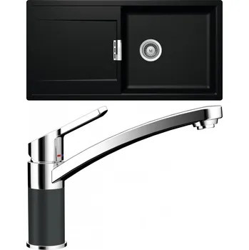 Granitový dřez Set Schock S9-3 (dřez Mono D-100L Magma + baterie SC-90 Magma)