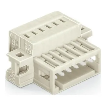 Elektrický konektor WAGO Konektor 734-318/019-000 1vodičový s pájecími piny CAGE CLAMP® 1,5 mm², šedá 734-318/019-000