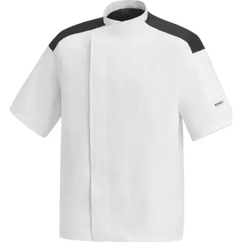 Gastro oděv EGOchef Kuchařský rondon First MM - krátky rukáv 4XL E-2059001E4XL