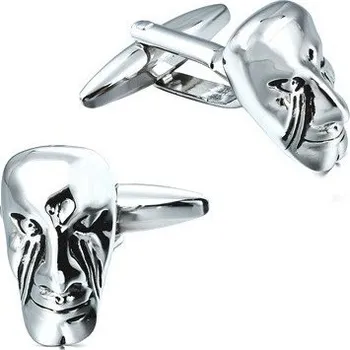 Manžetový knoflíček Manžetové knoflíčky s motivem Corvus Glaive, Black Order, Avengers Stříbrná