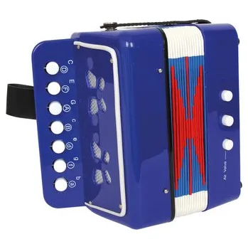 Hračka Small Foot Dětský akordeon modrý