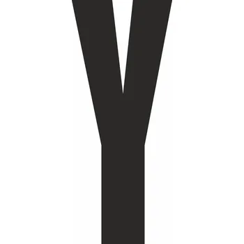 Speciální papír Mag. fólie písmeno Y-č/b magnet tisk 0,4 mm 240x440mm