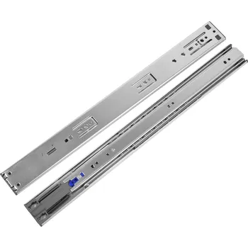 Nábytkové kování Plnovýsuv boční kuličkový s tlumením 45kg - 450mm