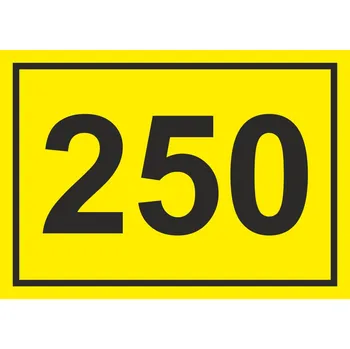 Číslo evidenční - Přerov UV tisk plast 5mm 210 x 150 mm