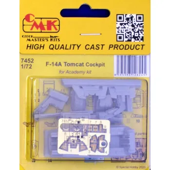 Plastikový model CMK 1/72 F-14A Tomcat Cockpit set (ACAD)