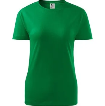 Dámské tričko Malfini TRIČKO DÁMSKÉ CLASSIC NEW 133 M 16 - středně zelená