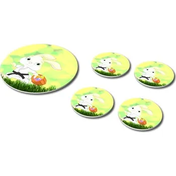 Dekorace do dětského pokoje Pelisport Filcové prostírání Velikonoce 1 sada 1+4 ks