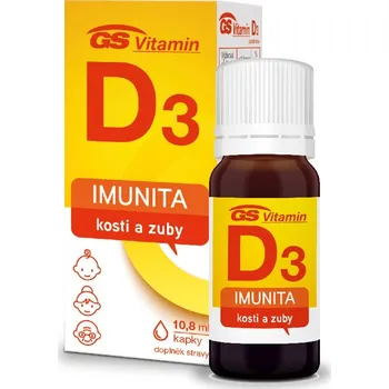 GS Vitamin D3 400 IU kapky 10,8 ml