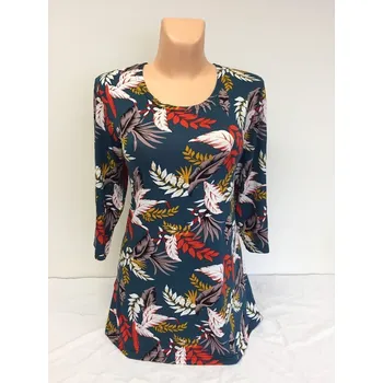 Dámská tunika Halenka SILEPO prodloužená, Barva Jako na obrázku 1, Velikost XL46, Materiál 96% Viskoza 4% Lycra