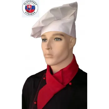 Gastro oděv PROFIKUCHAR.CZ Vysoká kuchařská čepice Profikuchař Oranžová A-KCV-Or