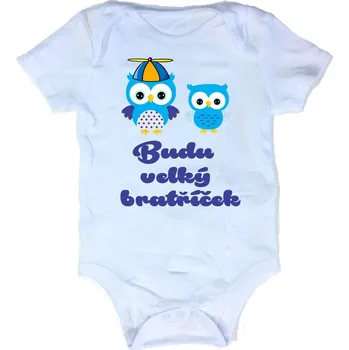 Dětské body - Budu velký bratrříček, Velikost 18-24 měsiců (86-93cm)